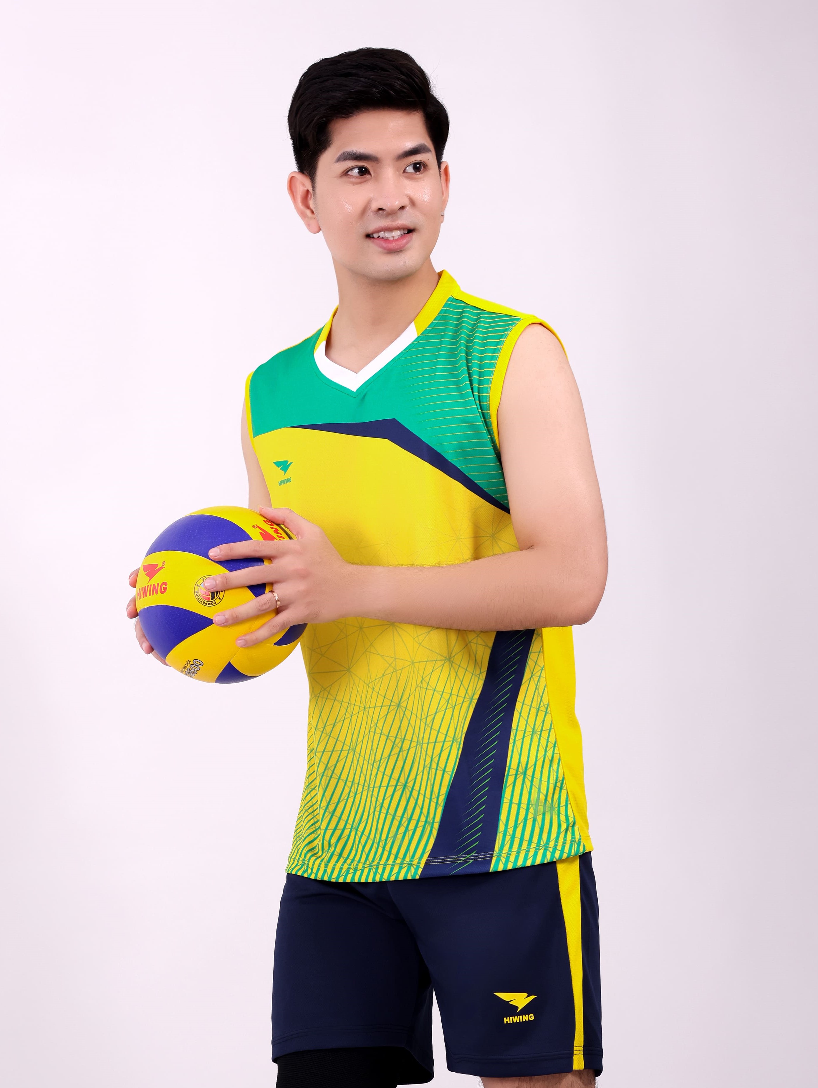 Áo bóng chuyền Nam Hiwing H11 chính hãng - Màu Vàng